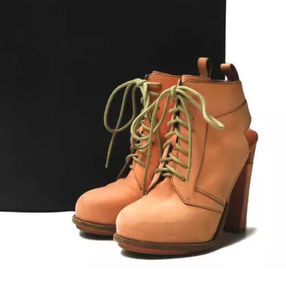 Alexander Wang Dakota Lace-Up Nubuck Ankle Boots size 37 Excellent Condition - Picture 6 of 13